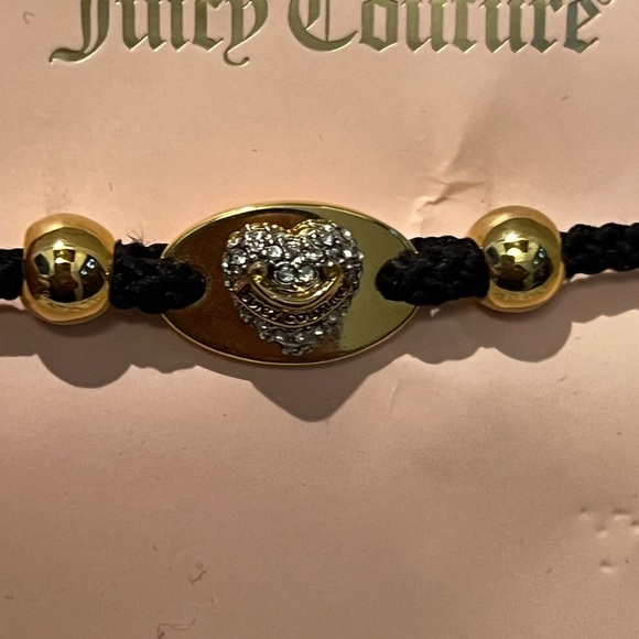 Juicy Couture Black and Gold Heart Bracelet - Picture 4 of 4
